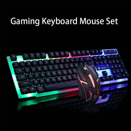 Gaming Keyboard & Mouse Glowing Set