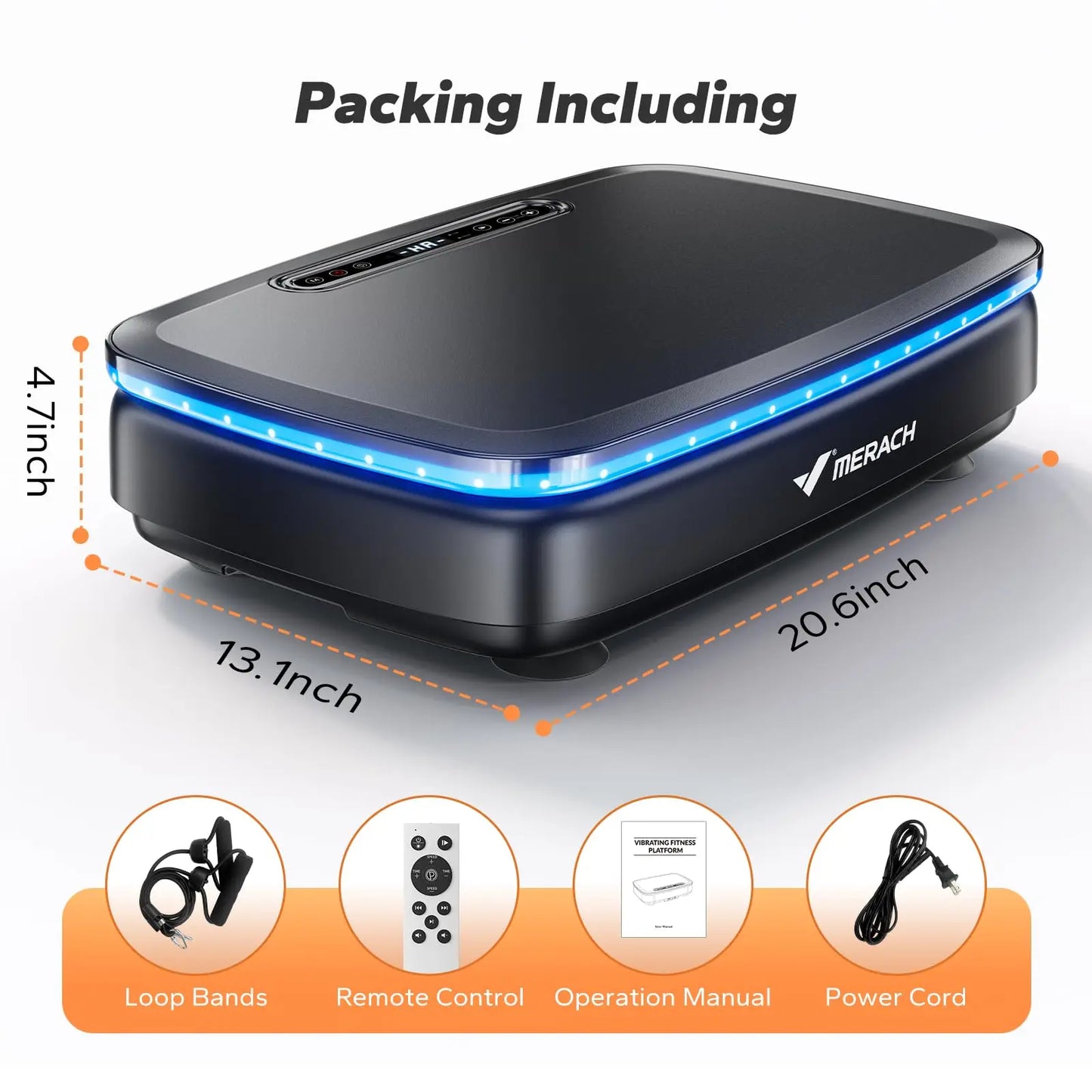 Vibration Plate Exercise Machine with or without Light