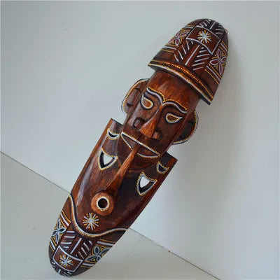 African Stone Solid Wood Mask