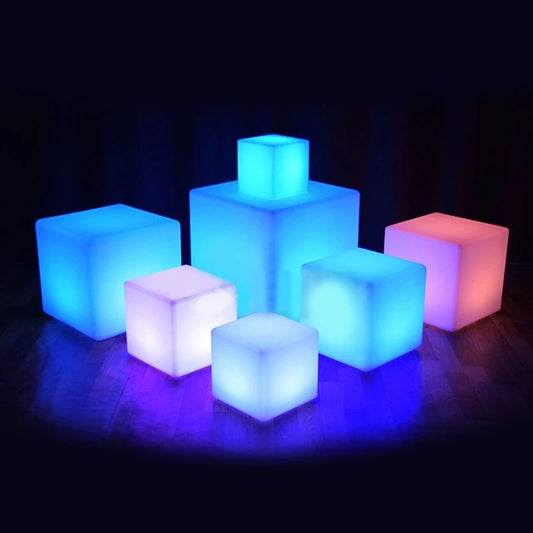 Rechargeable LED Light Cube Waterproof Seat Chair