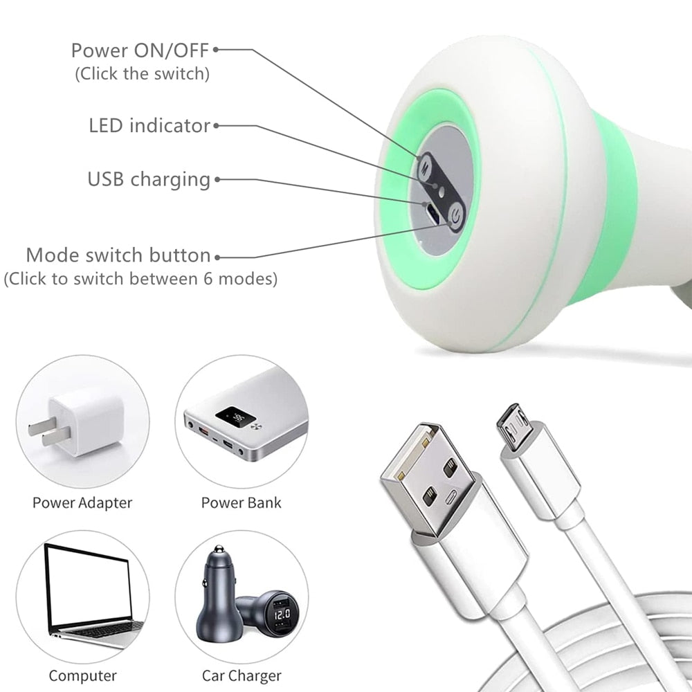 6 Speed Electric Mini Handheld Vibration Massager