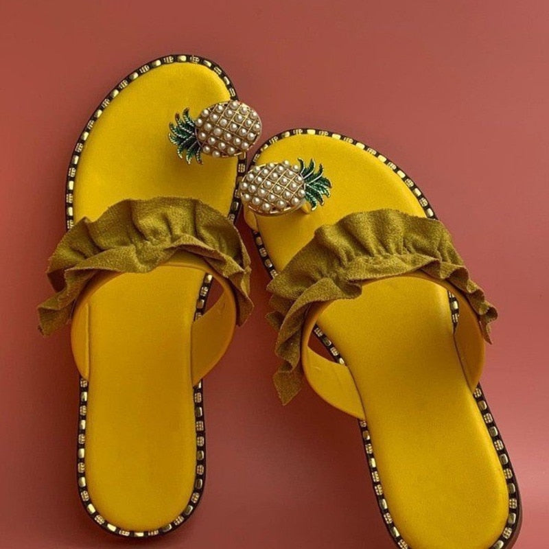 Pineapple Pearl Beach Casual Sandals