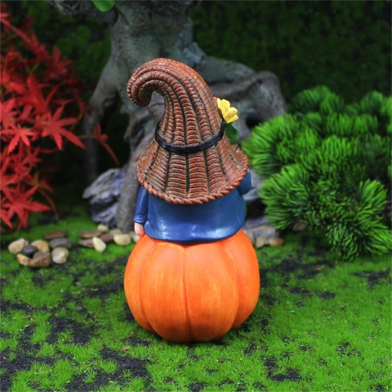 Resin Pumpkin Garden Gnomes