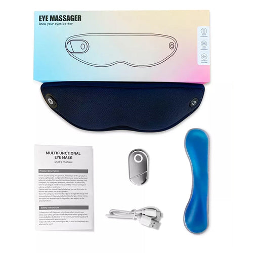 Wireless Smart 3D Eye Massager with Cooling & Heat