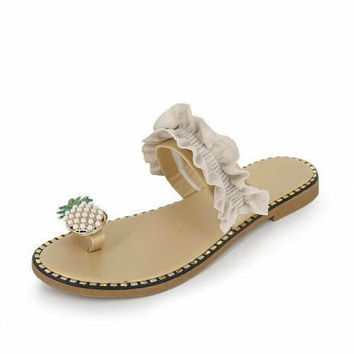 Pineapple Pearl Beach Casual Sandals
