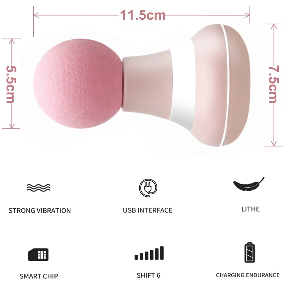 6 Speed Electric Mini Handheld Vibration Massager