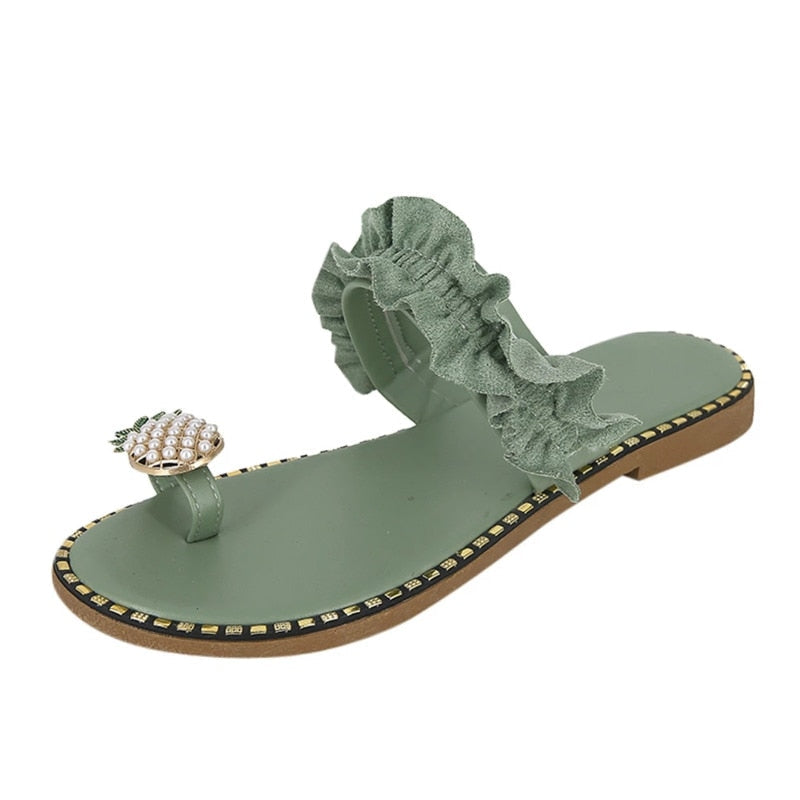 Pineapple Pearl Beach Casual Sandals