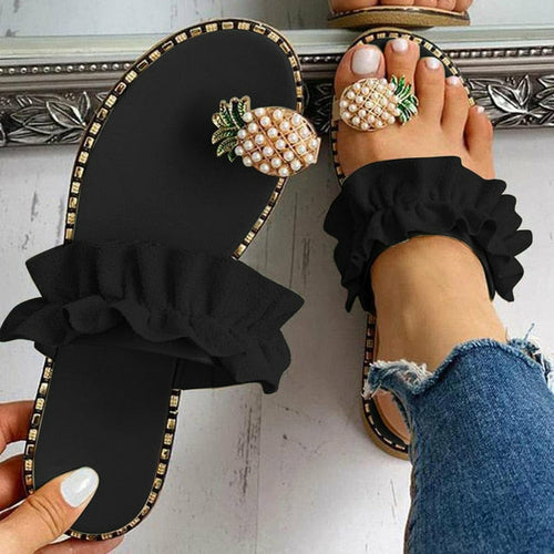 Pineapple Pearl Beach Casual Sandals