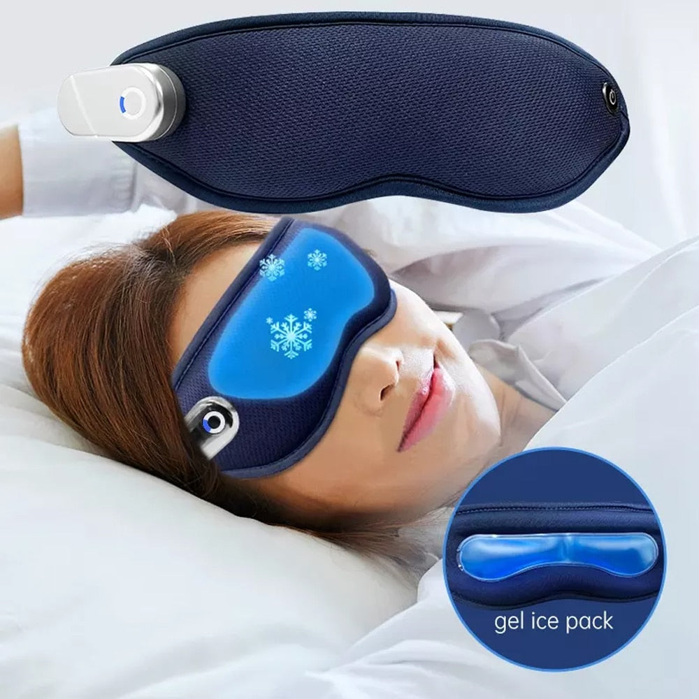 Wireless Smart 3D Eye Massager with Cooling & Heat