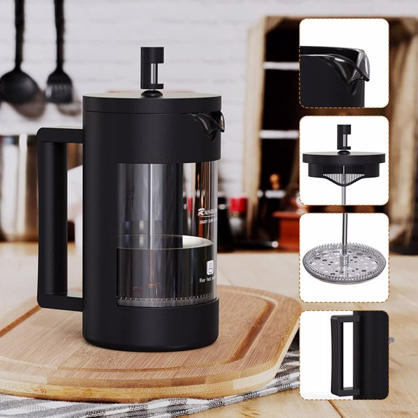 600ML French Press Coffee Maker