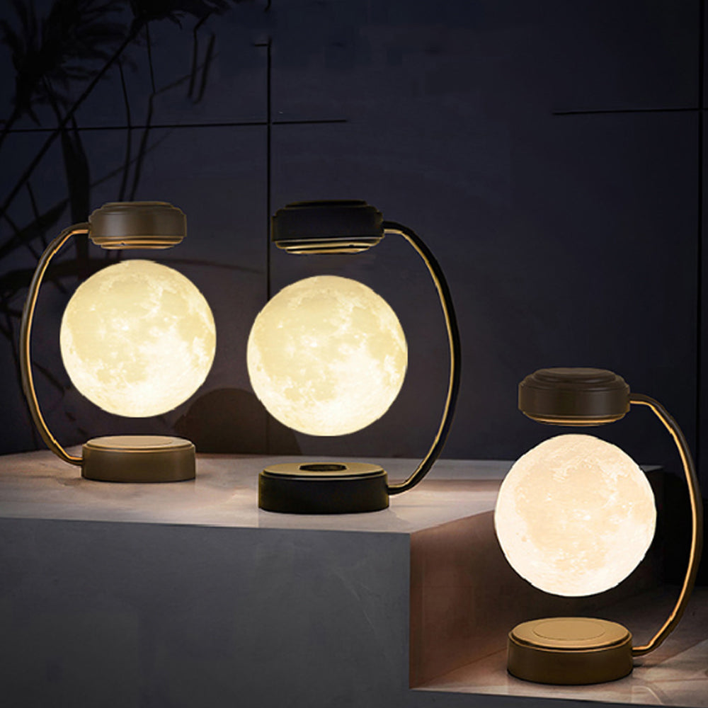Creativity Magnetic Levitation Rotating LED Moon Lamp