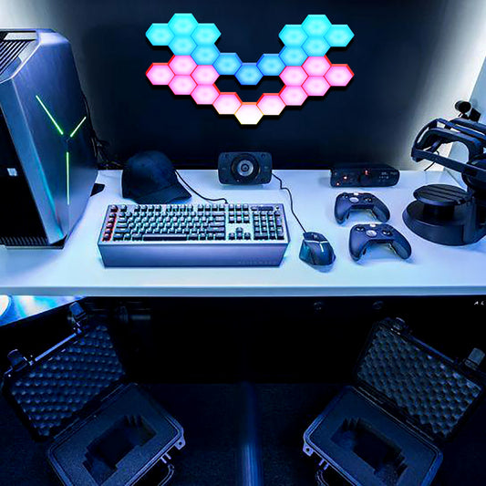 Touch Sensitive Modular Wall Lights with Remote