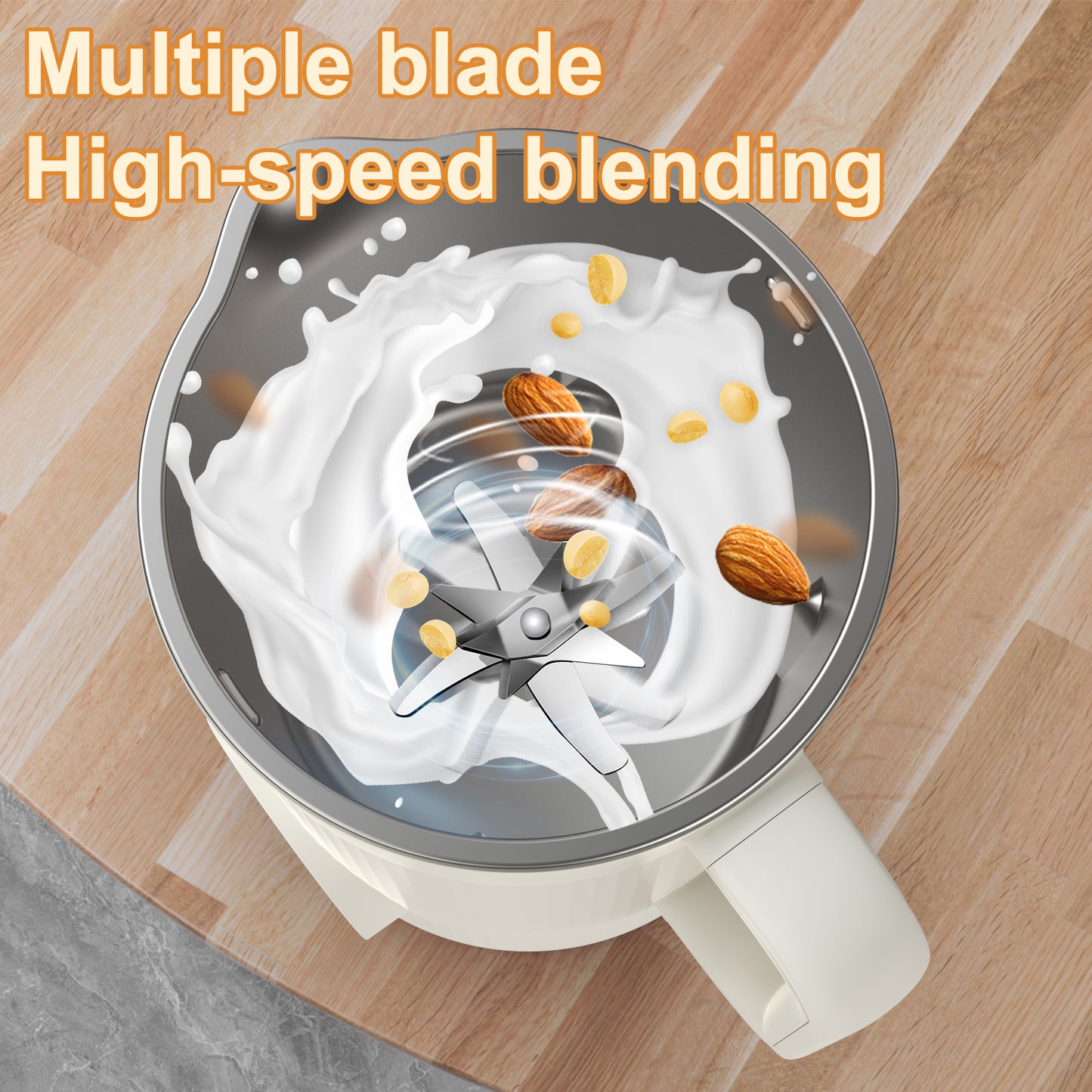Mooye 35oz Automatic Nut Milk Maker with Nut Milk Bag