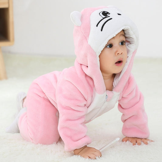 Baby Romper Unisex Pajamas or Costume Animal Onesies Jumpsuit
