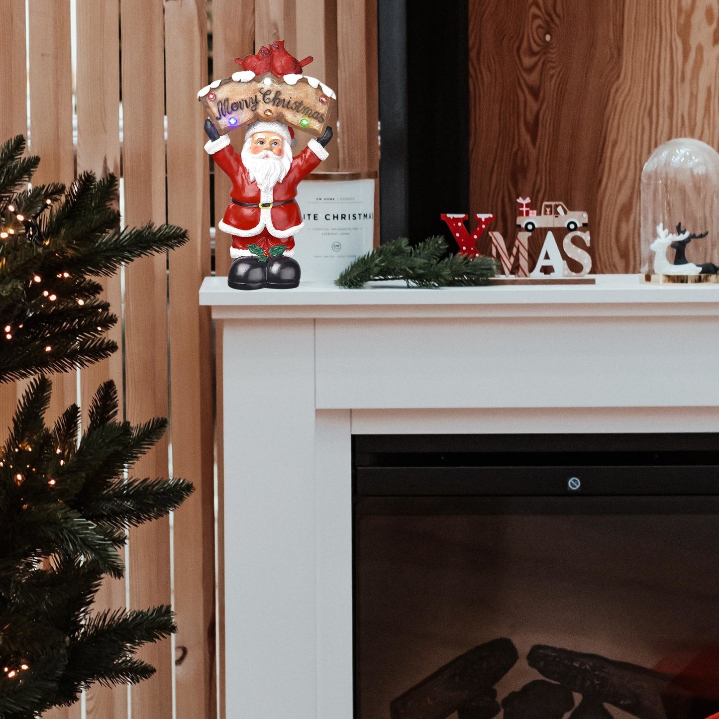 Christmas LED Light Santa