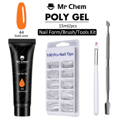 Mr. Chem 4 Pcs Poly Nail Gel Kit