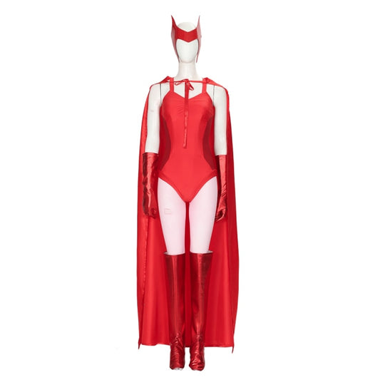 Adult Scarlet the Witch Red Suit Costume