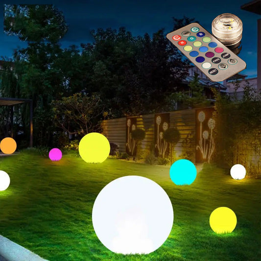 60CM Inflatable LED Waterproof Glowing Ball for Outdoor