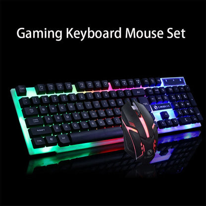 Gaming Keyboard & Mouse Glowing Set