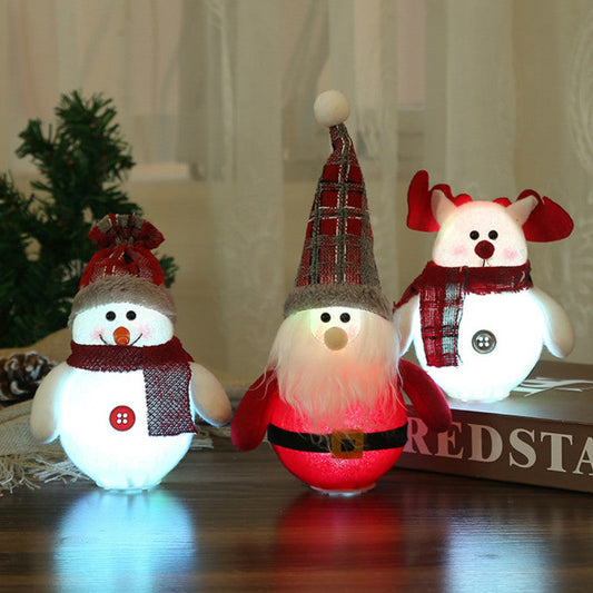 LED Santa Claus Snowman Table Tops