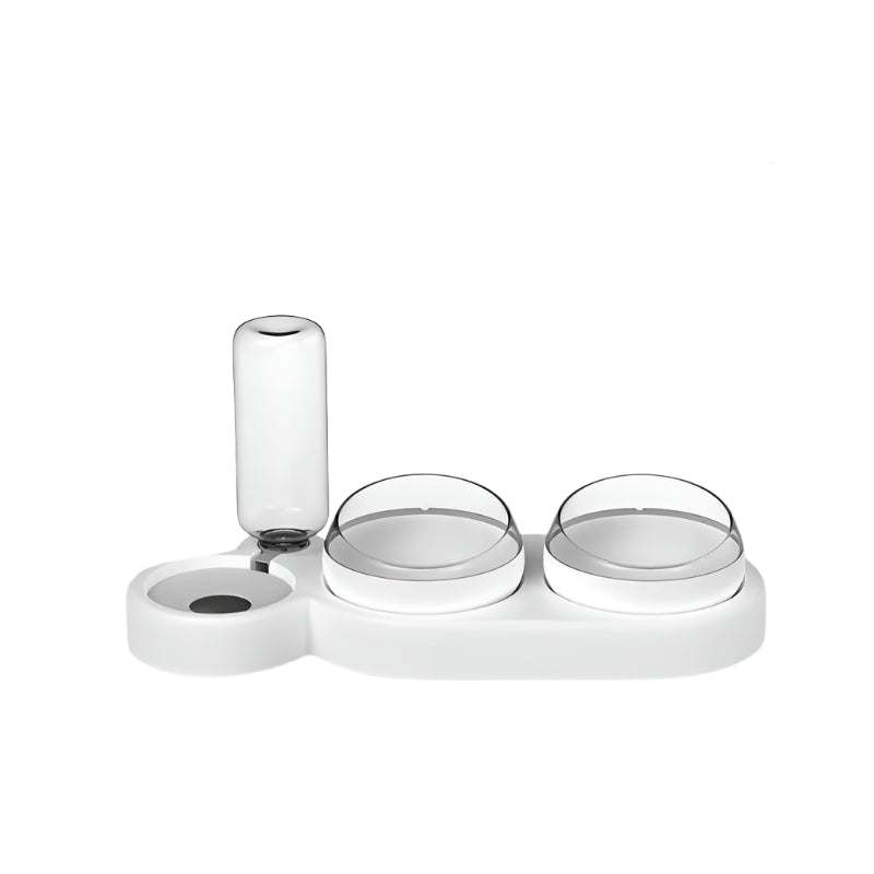 Elevated Double Bowl Stand With Automatic Fee