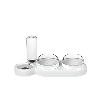 Elevated Double Bowl Stand With Automatic Fee