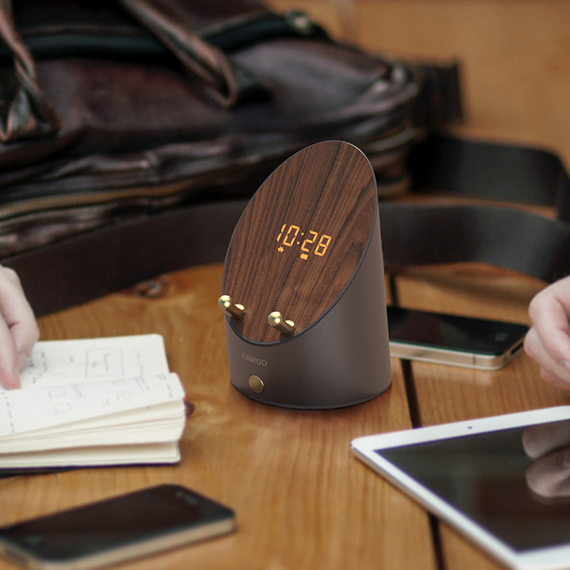 Wooden Speaker Smart Induction Phone Holder