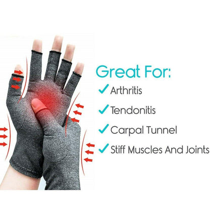 1 Pair Compression Arthritis/Joint Pain Relief Gloves