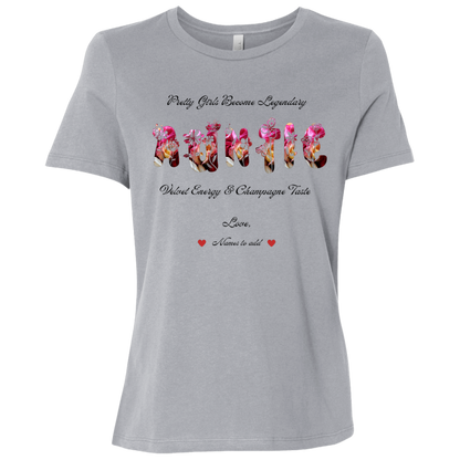 Athletic Grey t-shirt featuring vibrant flowers, elegant botanical accents, and stylish typography with text and graphics on a transparent background
