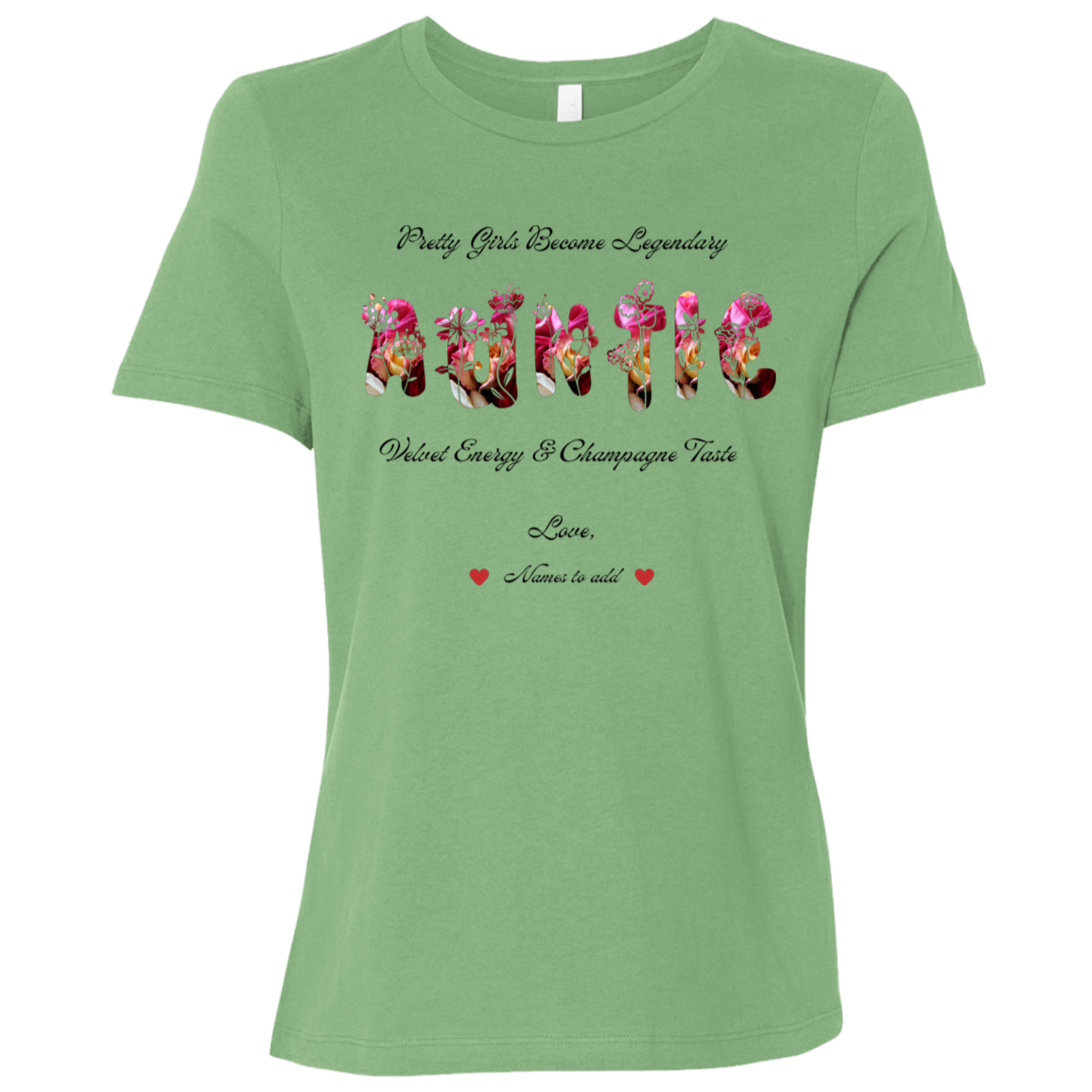 Leaf color t-shirt featuring vibrant flowers, elegant botanical accents, and stylish typography with text and graphics on a transparent background