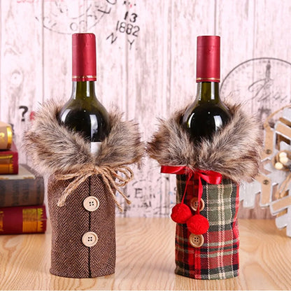 FengRise Christmas Wine Bottle Covers