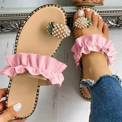 Pineapple Pearl Beach Casual Sandals