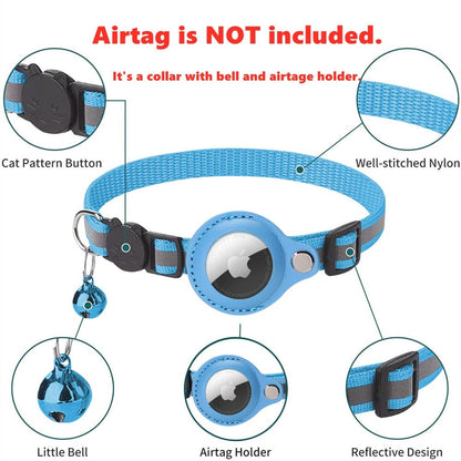 Reflective Airtag Case Collar