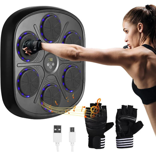 Smart Music Boxing Machine with Boxings Gloves