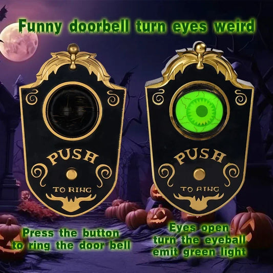 One-eyed Glowing Eyeball Doorbell Decoration