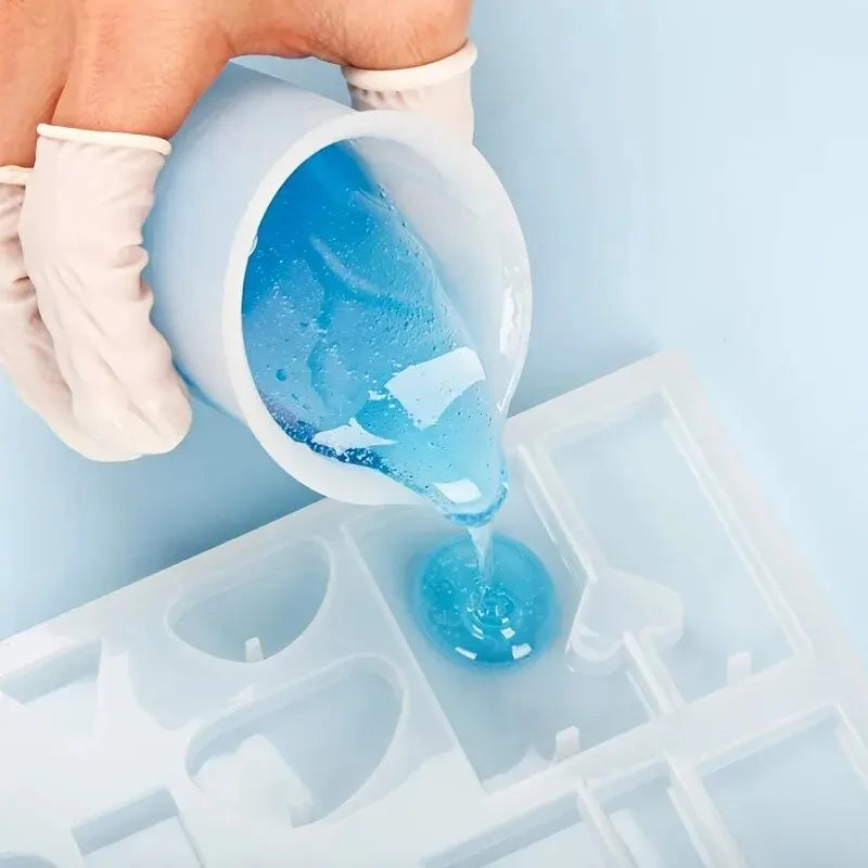 38 Pcs DIY Silicone Resin Measuring Cup Kit