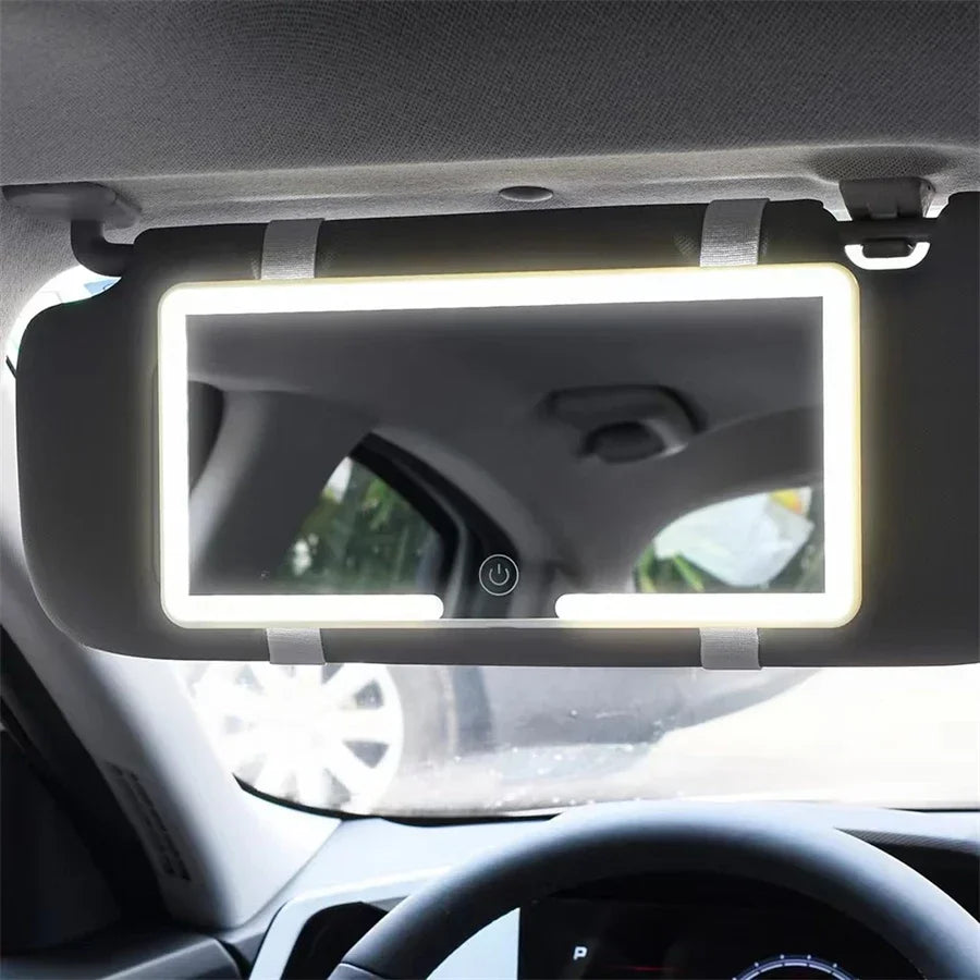HD Mirror Car LED Makeup Mirror