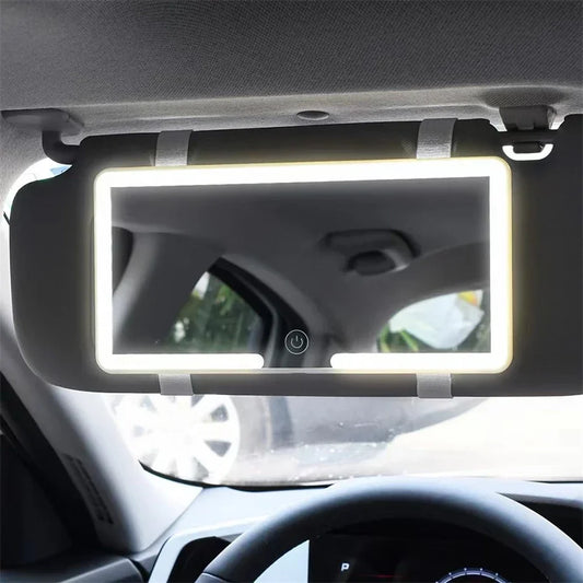 HD Mirror Car LED Makeup Mirror