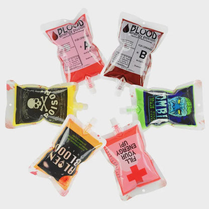 10pcs Halloween Decoration Drink Bags