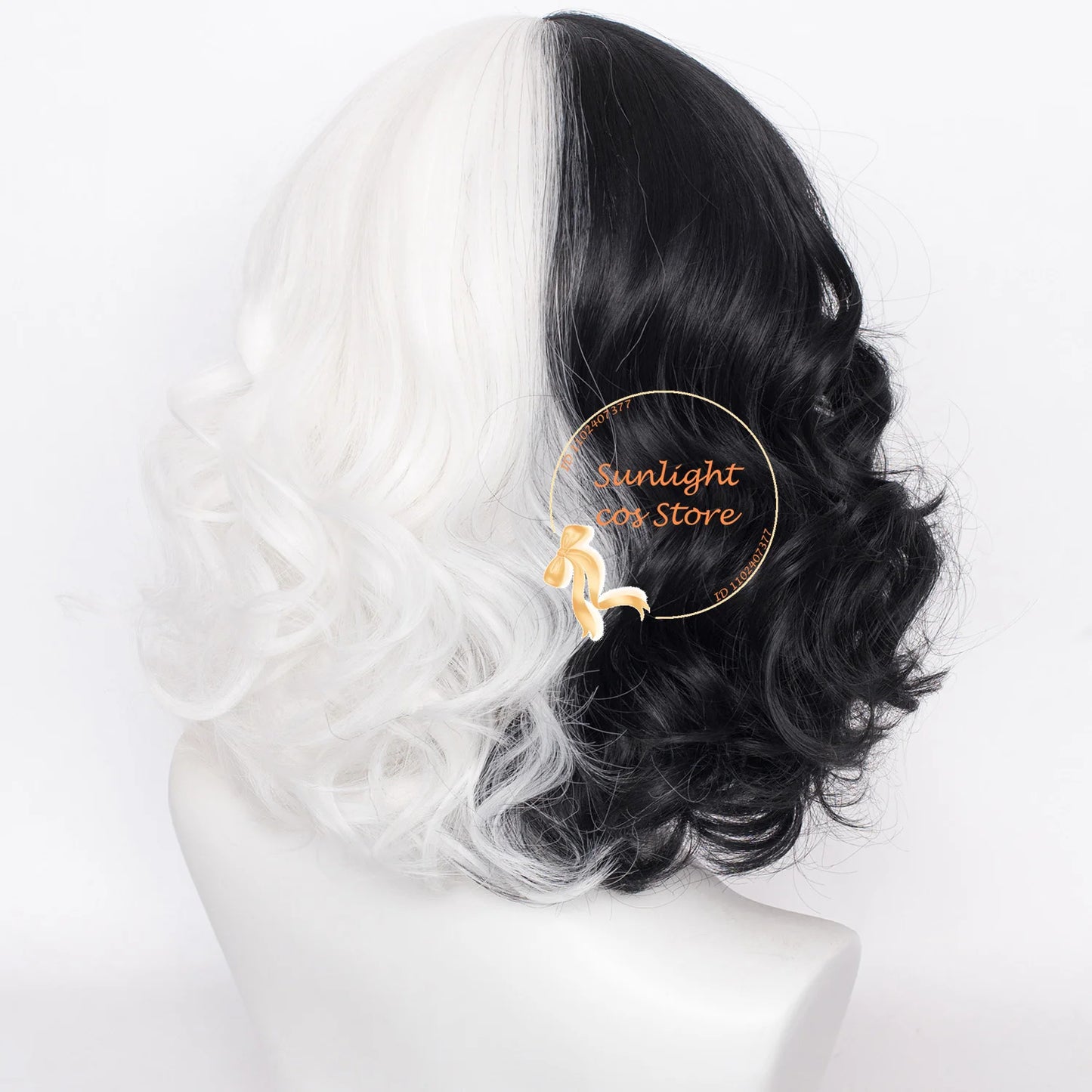 Anime Cruella de Vil Cosplay Wig