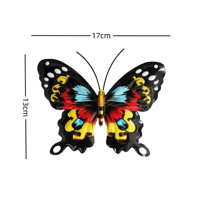 4pcs Iron Metal Butterfly Wall Art for Outdoor