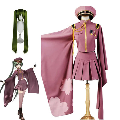 Thousand Cherry Trees Blossoms Senbonzakura Mikukui Kimono Uniform