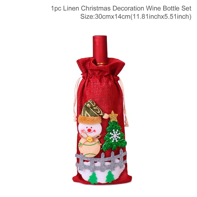 FengRise Christmas Wine Bottle Cover