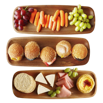 Hecef 3Pcs Charcuterie Board Platter Set