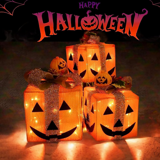 3pcs LED Light Foldable Halloween Decoration Box