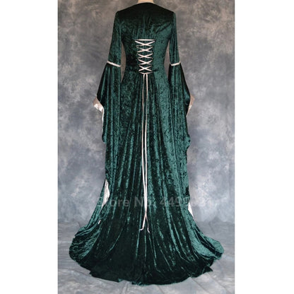 Women European Medieval Retro Court Costume