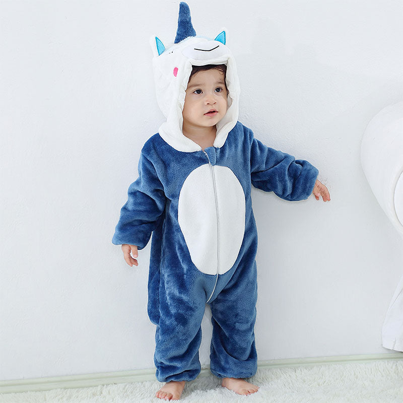 Baby Romper Unisex Pajamas or Costume Animal Onesies Jumpsuit