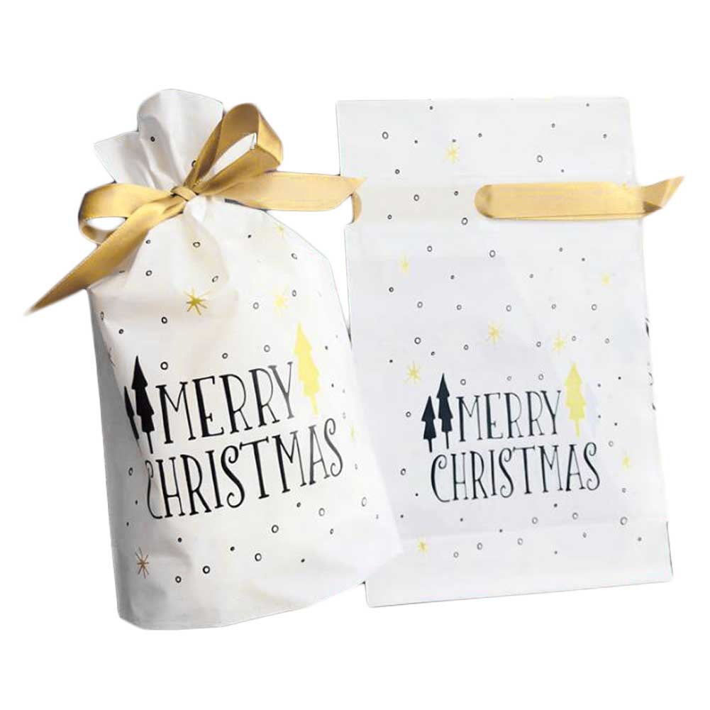 20 Pcs Christmas Drawstring Gift Bags