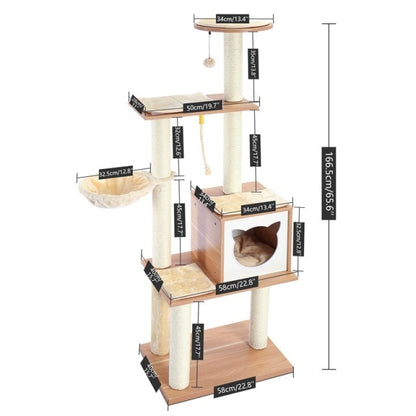 Sisal Cat Tree Bed House